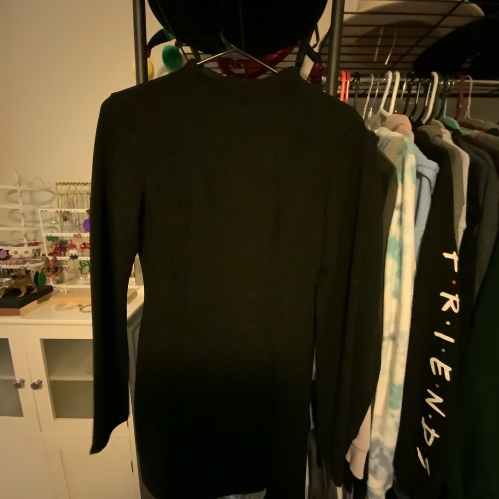 Black Hello Molly Open Back Dress